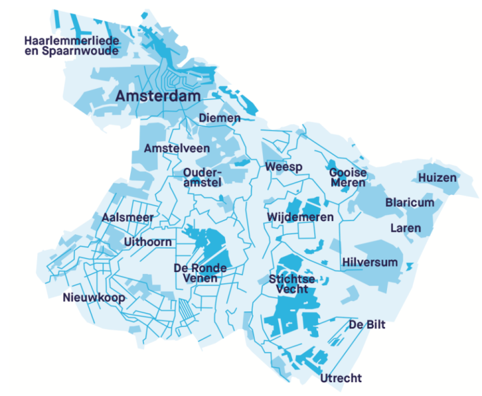 Werkgebied Waterschap Amstel Gooi en Vecht_van rtvStichtseVecht